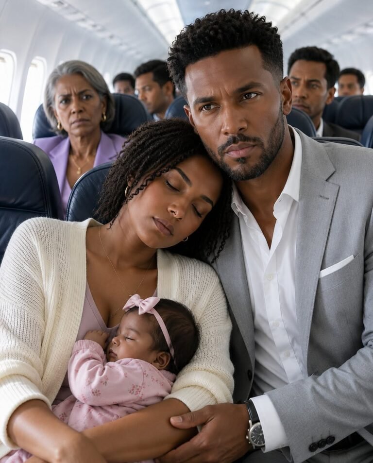 The stranger asked me to pretend to be asleep on his shoulder during the flight… but when we landed I discovered he was the most powerful businessman in Mexico and that my ex-husband was already looking for me.
