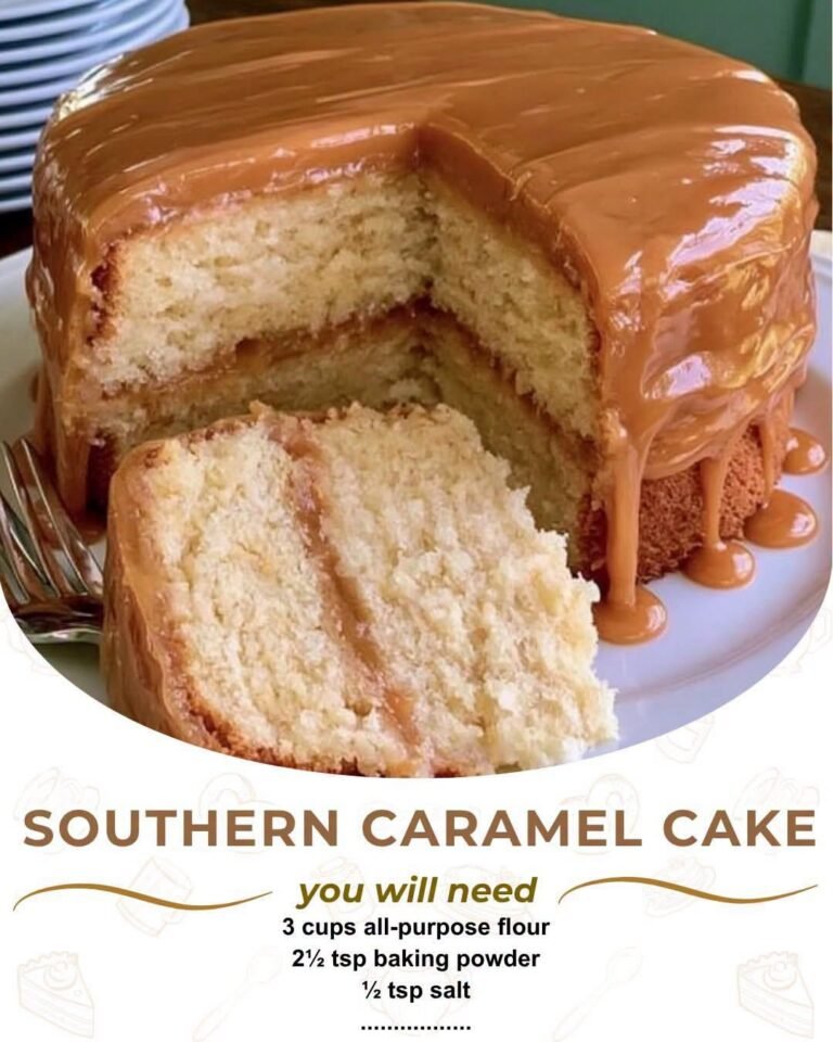 Southern Caramel Cake 