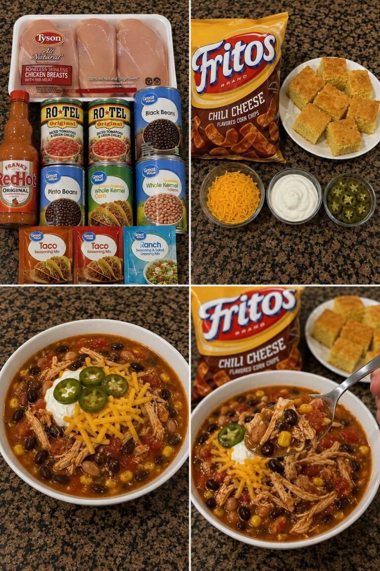This Slow Cooker Creamy Taco Soup is a quick and easy meal, perfect for a cold night! Whether you make it in the slow cooker or on the stovetop, this 7-can recipe is one of our favorite crock pot meals. Serve with sweet cornbread and a guacamole salad for the ultimate comfort dinner.