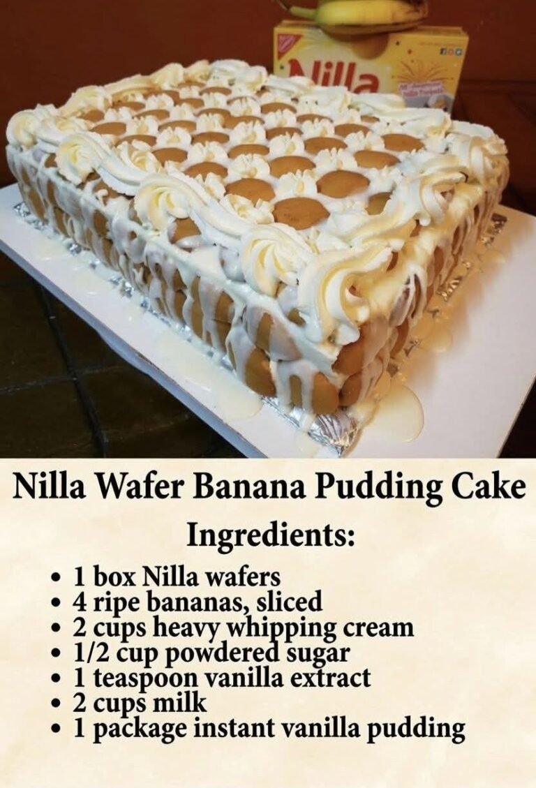 My Mom made this creamy Nilla Wafer Banana Pudding with so much love 
