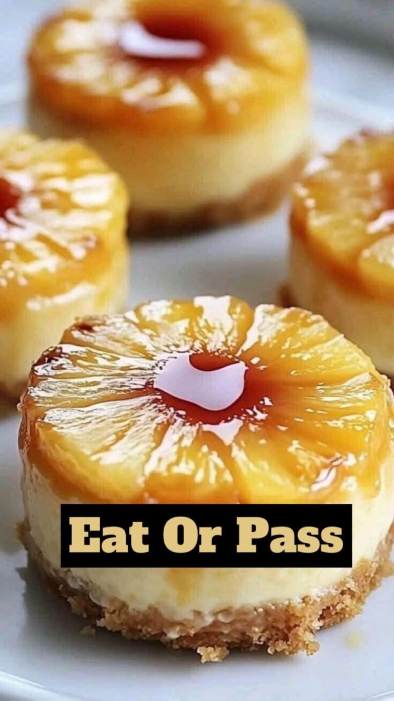 Mini Pineapple Upside Down Cakes