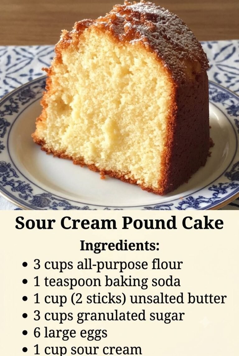 Soure Cream pound cake 
