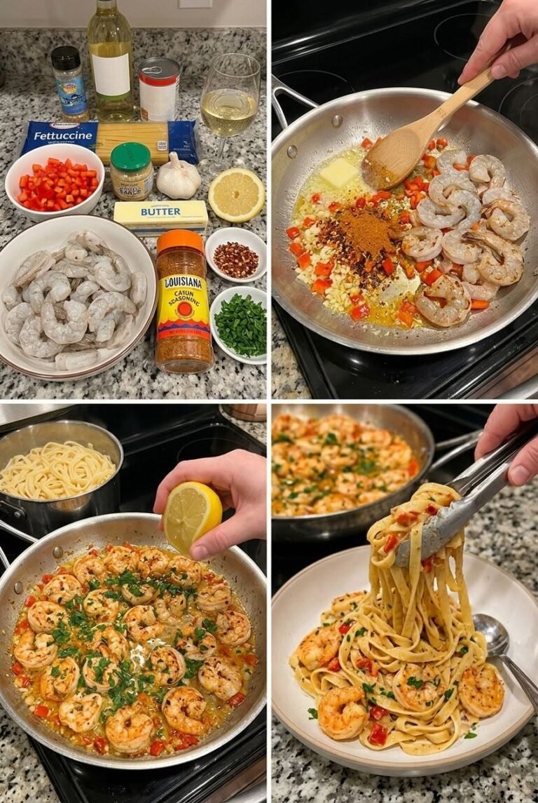 Cajun shrimp pasta