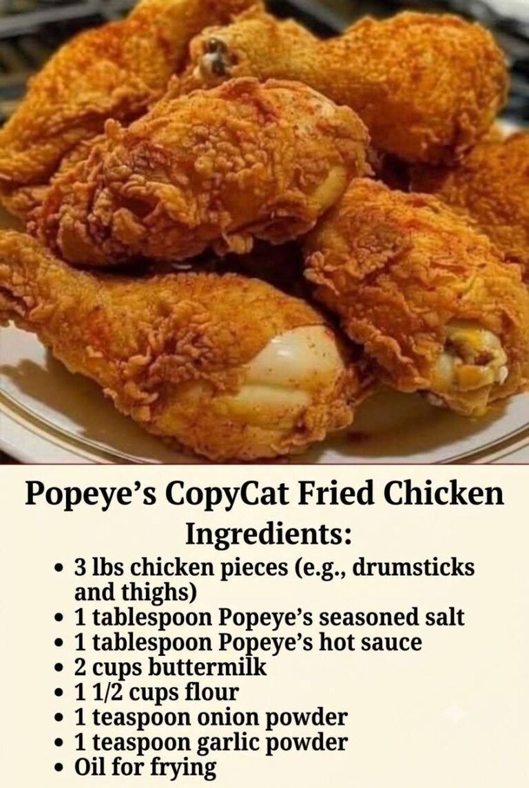 Popeye’s CopyCat Fried Chicken 