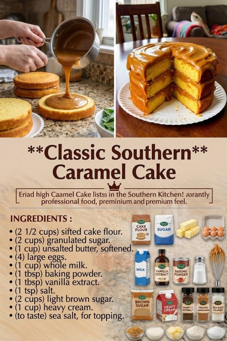 Southern Caramel Cake 