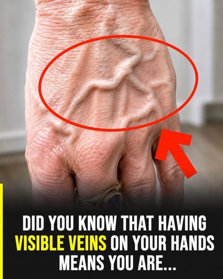 Did you know that having visible veins means you are…