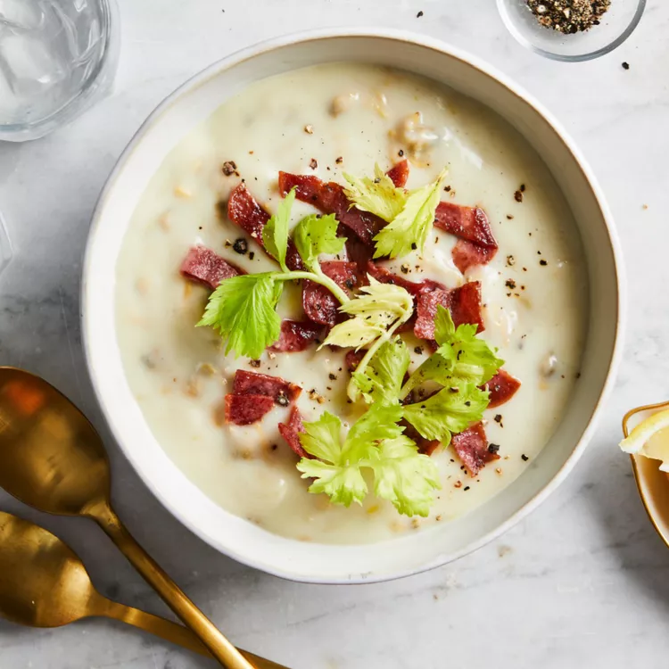 Cauliflower Clam Chowder