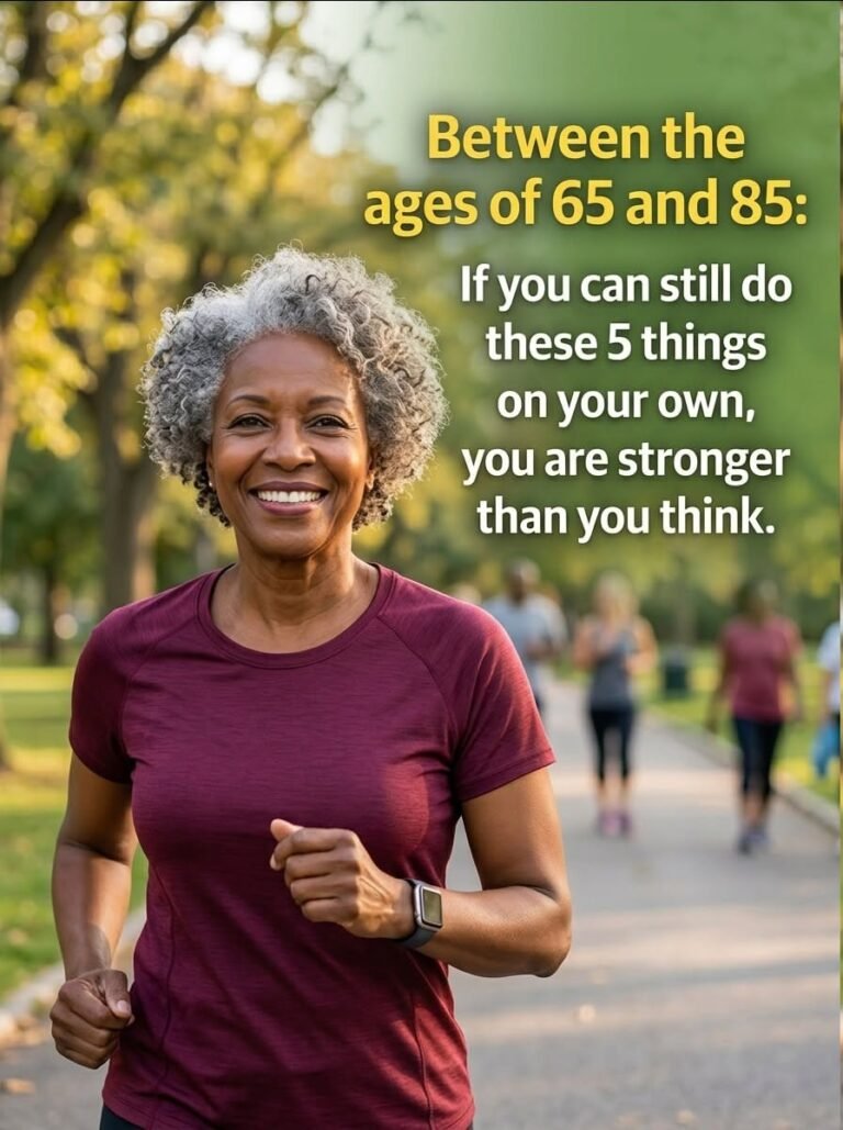 Between the ages of 65 and 85: if you can still do these 5 things on your own, you’re stronger than you think