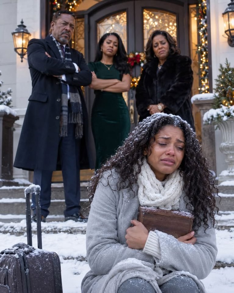 My Parents Threw Me Out on Christmas—Then the Bank Saw Grandpa’s Box