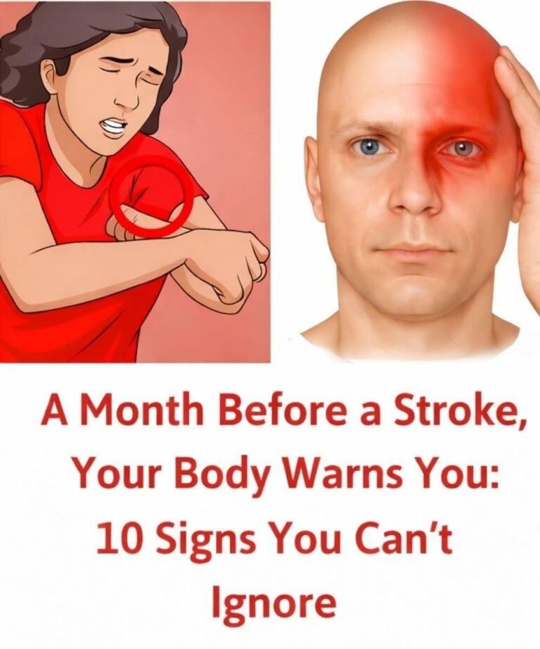A month before a stroke, your body warns you: 10 signs not to ignor
