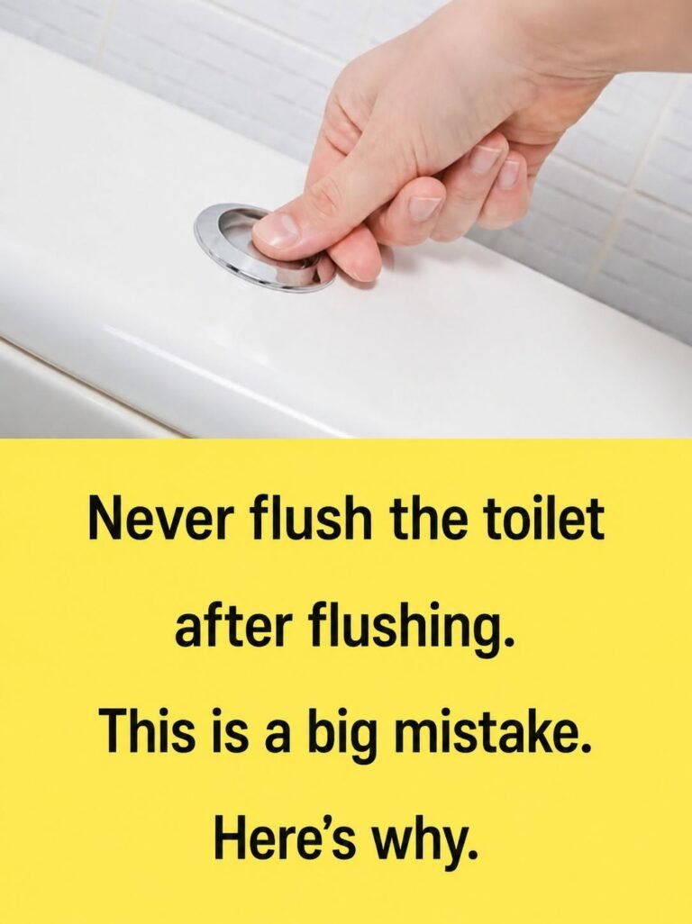Why Its So Important Not To Flush The Toilet After Every Trip… see more