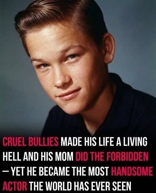 This handsome young man was born in 1952. But cruel bullies nearly broke him. His sister died tragically. He battled alcoholism. And all the while, he was rising to become a Hollywood icon. So who is he?  Name and story are in the comments: