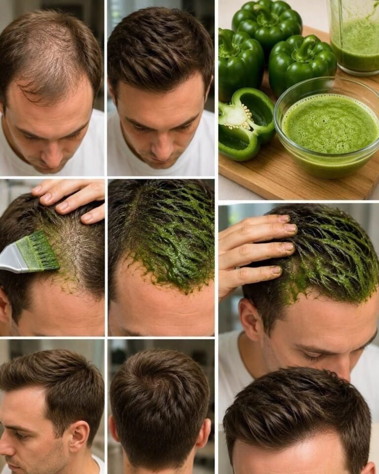 Green pepper against baldness: the natural solution for hair growth you didn’t know existed.