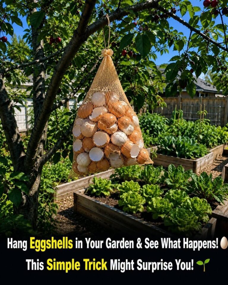Don’t Throw Away Your Eggshells: Why Gardeners Are Hanging Bags of Them Outside