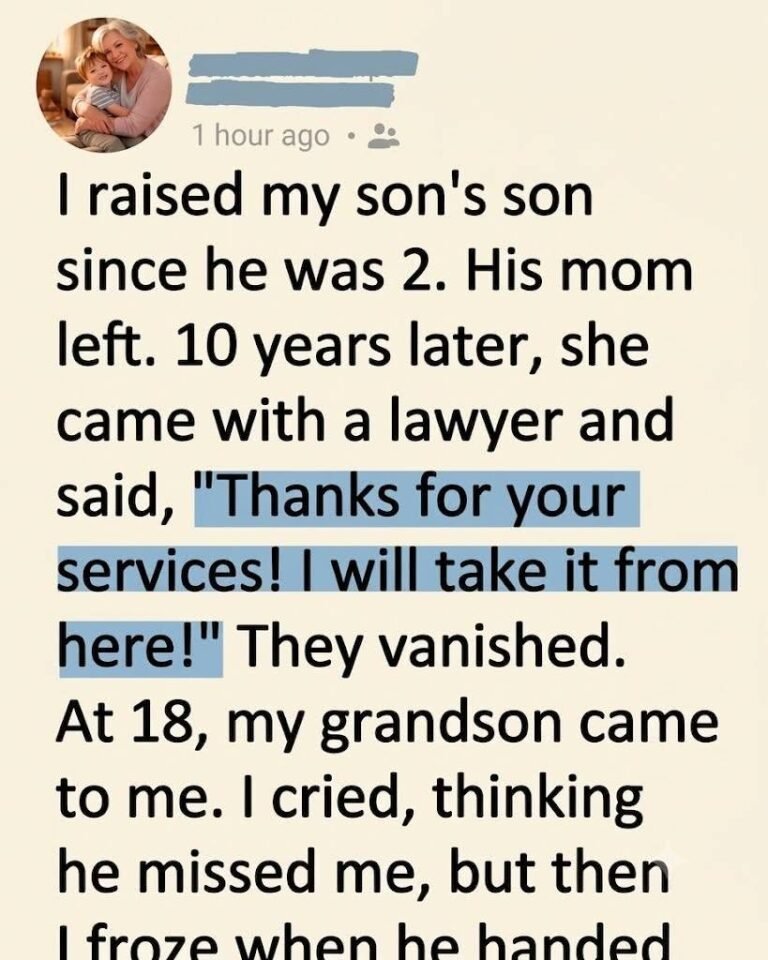 My Grandson Came Back After Years Away—What He Brought With Him Left Me In Tears.