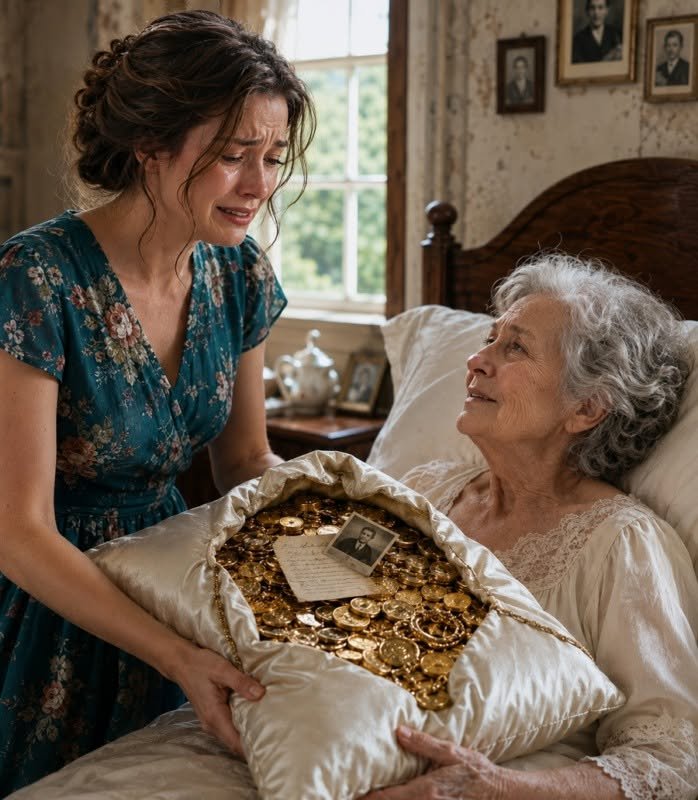 My Mother-in-Law Had Nothing—After Caring for Her for 12 Years, She Left Me a Torn Pillow. When I Opened It, I Couldn’t Hold Back My Tears…