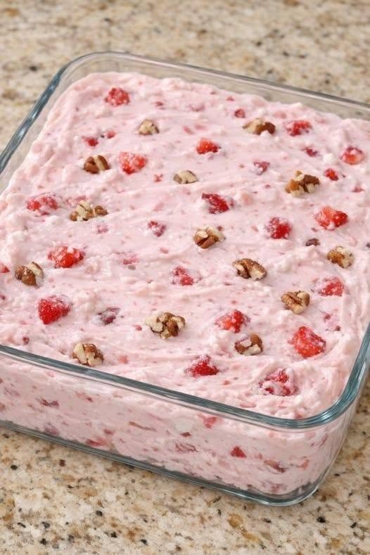 My mother-in-law Sue calls this a “salad,” but let’s be honest—it’s the best dessert on the table. Every time it’s served, the pan gets wiped clean in no time.