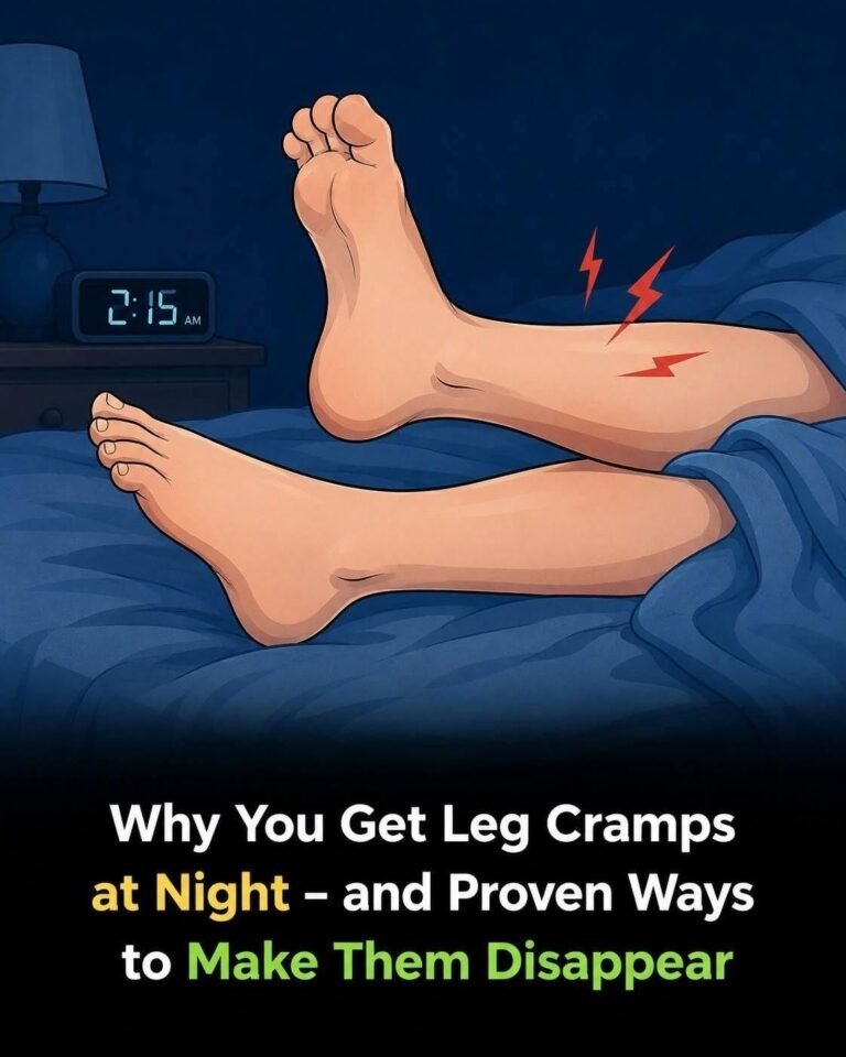 This is why we get cramps at night