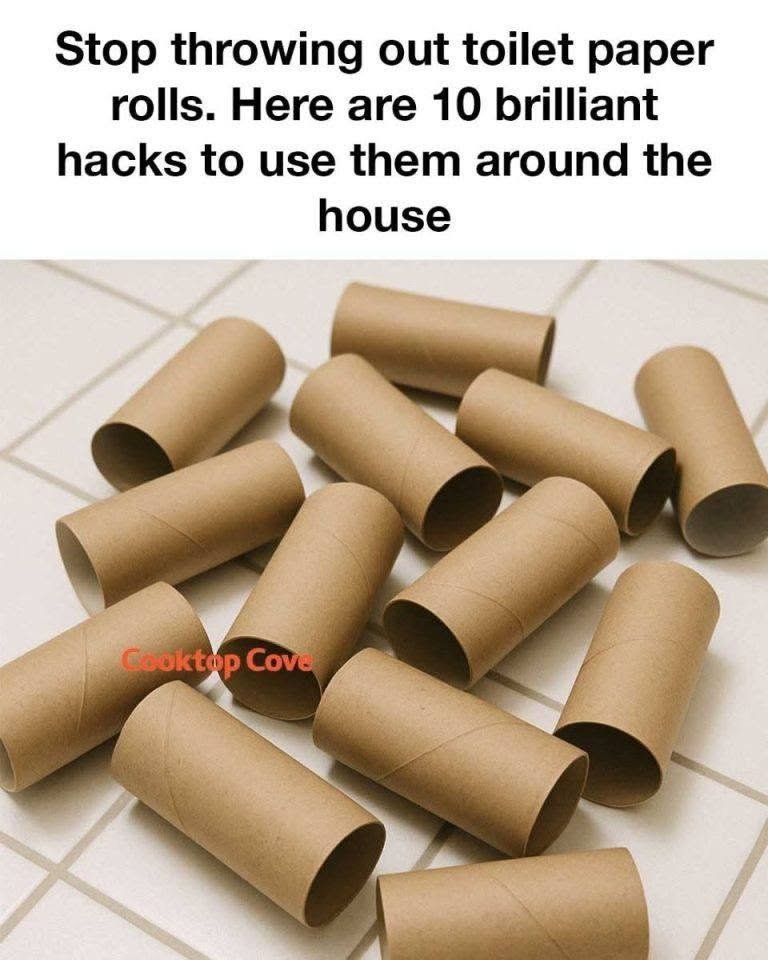 Stop throwing out toilet paper rolls. Here are 10 brilliant hacks to use them around the house