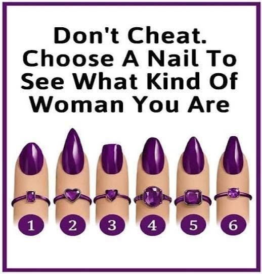 Don’t Cheat. Choose A Nail To See What Kind Of Woman You Are