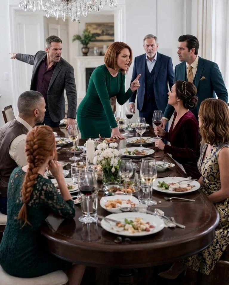 “Apologize to my sister or get out of my house!” my husband ordered at dinner. I rose, faced her, and calmly delivered one sentence that shattered three marriages—including the one I thought was forever.