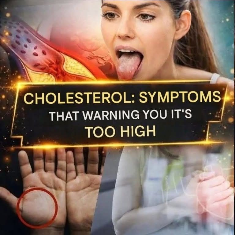 Cholesterol: 5 symptoms that warn you it’s too high(1 / 2)