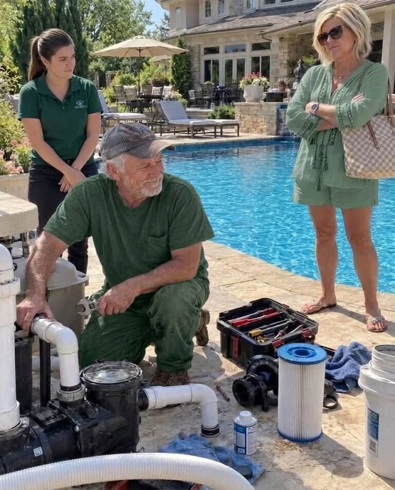 My Dad Finished Repairing My Boss’s Pool and Was Refused Payment, Then One Look at the Water Told Him Exactly What to Do