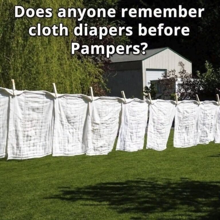 Does anyone remember cloth diapers before Pampers?