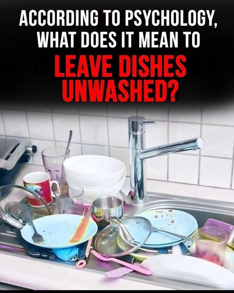 What Does It Mean When Someone Regularly Leaves Dishes Unwashed?