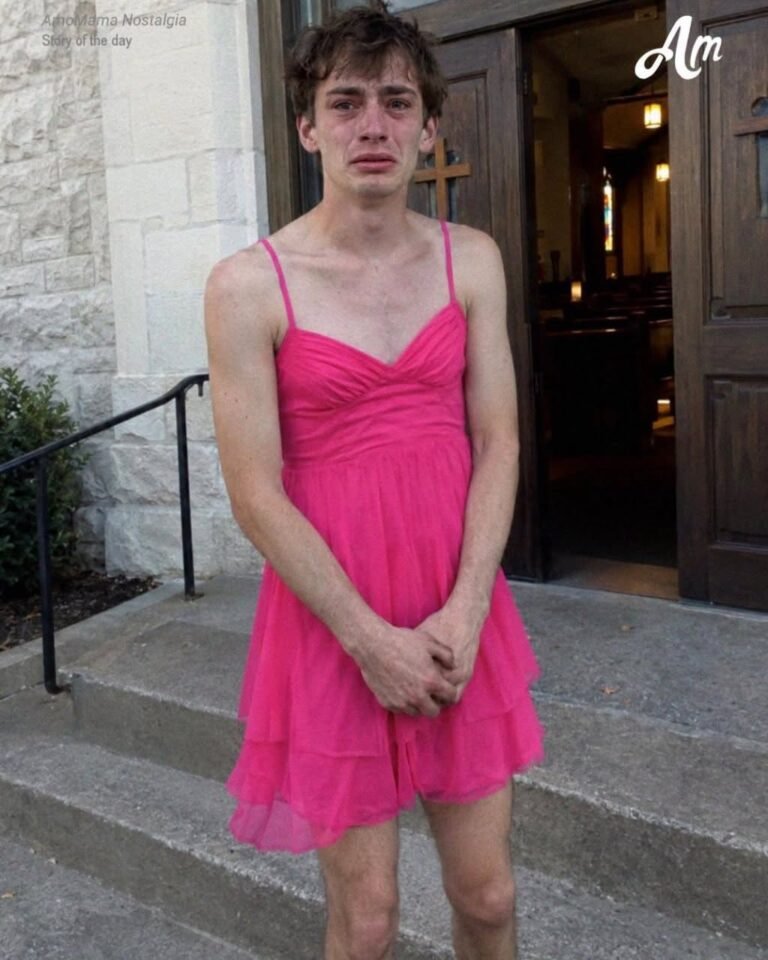 My Son Showed up to His Father’s Funeral Wearing a Woman’s Pink Dress – When He Told Me the Real Reason, I Dropped to My Knees in Shock