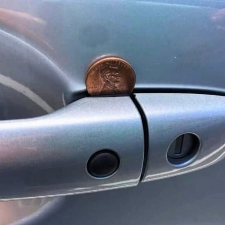 Why You Should Never Ignore a Penny Stuck in Your Car Door Handle