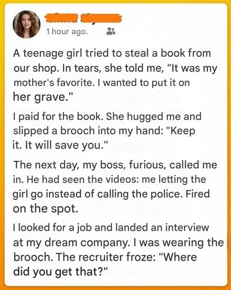 Fired for an act of kindness: how a simple forgotten piece of jewelry transformed my life