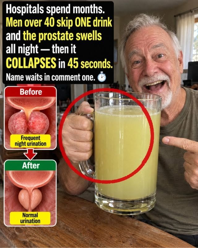 That Creamy Green Glass Can Calm a Swollen Prostate Fast