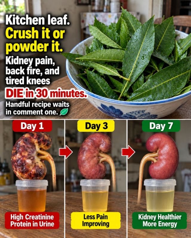 That Ordinary Kitchen Leaf Triggers a Kidney Reset You Can Feel